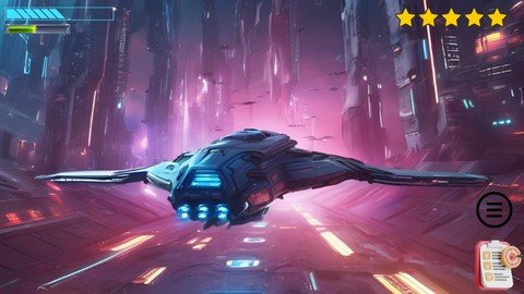 Learn to Make 3D Spaceship game in Unity for  Beginners