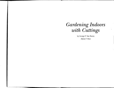 Gardening Indoors with Cuttings - George F. Van Patten Aa433f2994ec1c4151340e3dd2c351c4