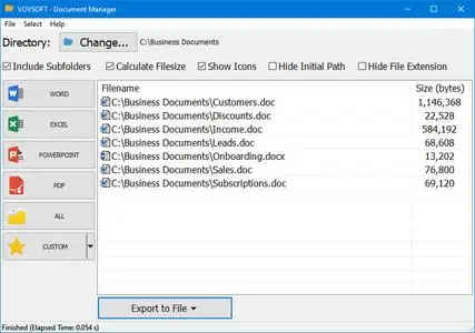 VovSoft Document Manager 2.0