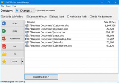 VovSoft Document Manager  2.0