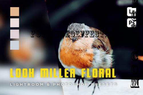 6 Look Miller Floral Lightroom Preset - PM5BT7B