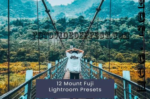 12 Mount Fuji Lightroom Presets - 7TGBE6C