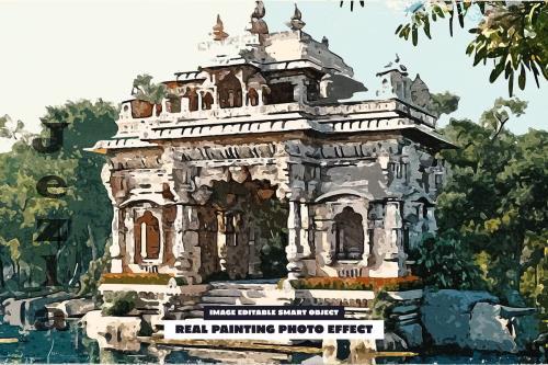 Real Painting Photo Effect - 284340488