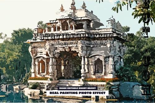 Real Painting Photo Effect - 284340488