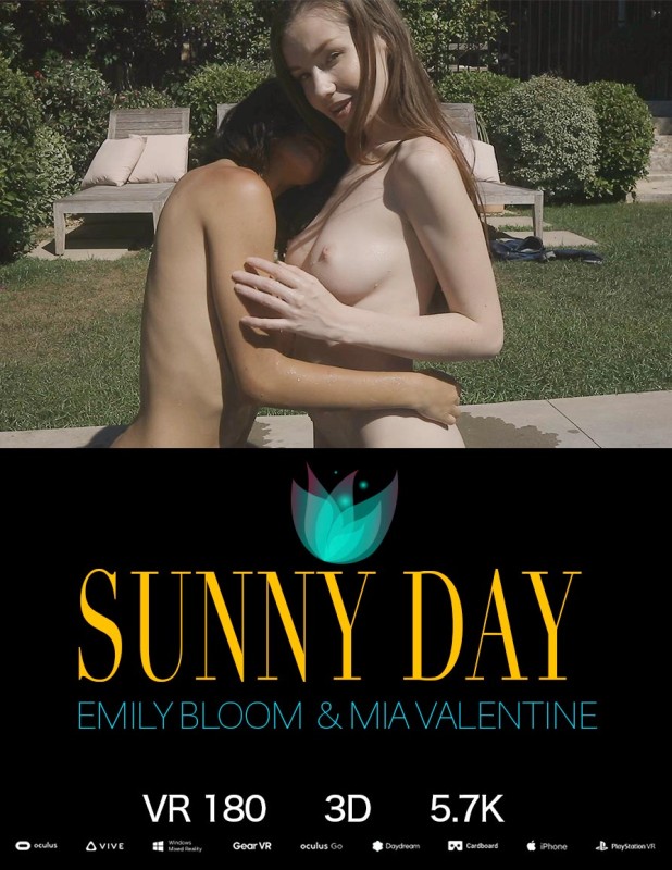 [The.EmilyBloom.com] Emily Bloom, Mia Valentine - Sunny Day [2019-07-05, 2D, Ukrainian, Tease, Posing, Dancing, Young, Petite, Natural Tits, Lesbian, Outdoors, Erotic, Poolside, 1080p, UnknownRip]