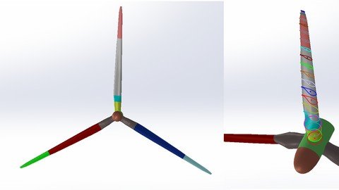 5 MW NREL Wind Turbine CAD  modeling