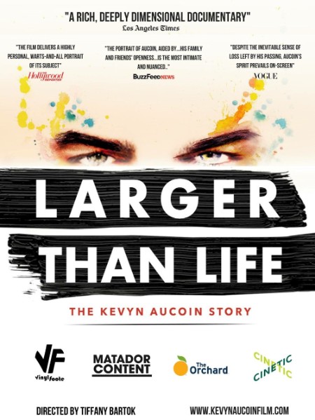 Larger Than Life The Kevyn Aucoin Story (2017) 720p WEBRip x264 AAC-YTS