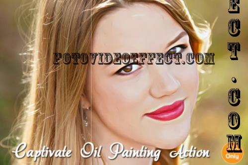 Captivate Oil Painting Action - 449454