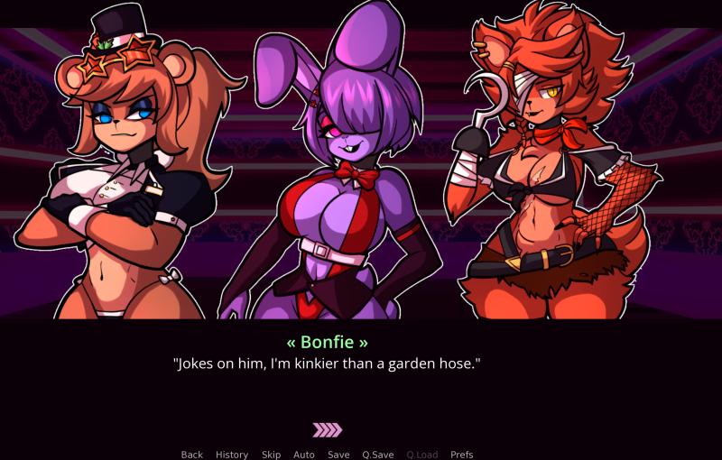 NIGHT FOX Works - A Fortnight at Frenni Fazclaire's v0.4.1 Alpha Porn Game