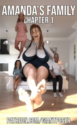 GiantPoser - Amanda's Family 3D Porn Comic