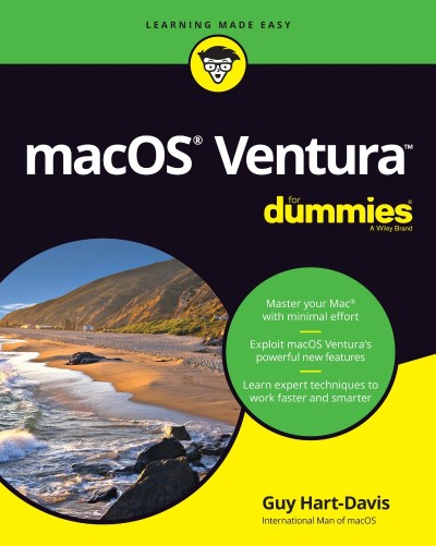 macOS Ventura For Dummies - Guy Hart-Davis Eb59c0a4eb157a9ec3265c3fcd9fe85c