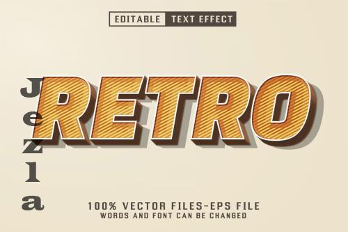 Retro Editable Text Effect - YZDLHLT