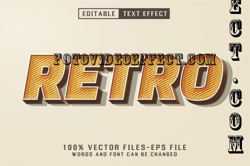 Retro Editable Text Effect - YZDLHLT