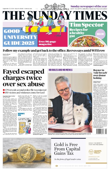 The Sunday Times UK - 22 September 2024