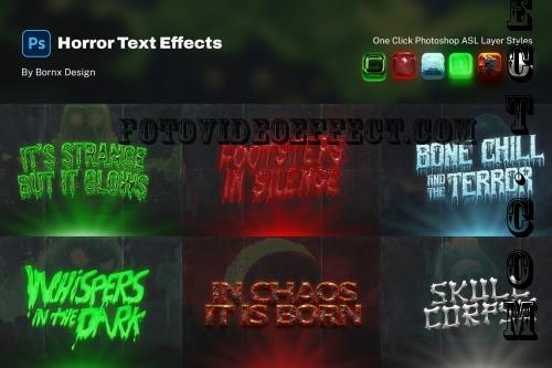 Horror Text Effects Photoshop - 285354182