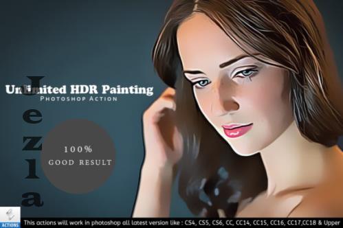 Unlimited HDR Oil Paint Action CC18+ - 2285737