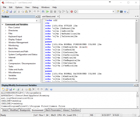 JP Software CMDebug 33.00.10 (x64)