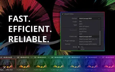 MainConcept Codec Plugin 1.6 for DaVinci Resolve (x64)