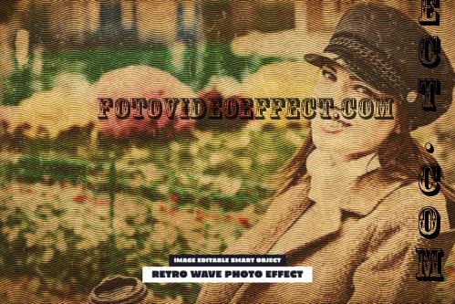 Retro Wave Photo Effect - 285147315 - Z4VEP2Q