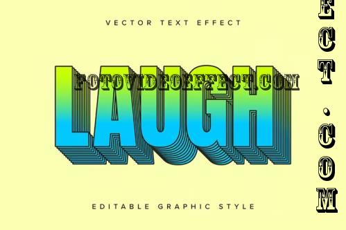 Gradient Layered Vector Text Effect Mockup - SVHAKLY