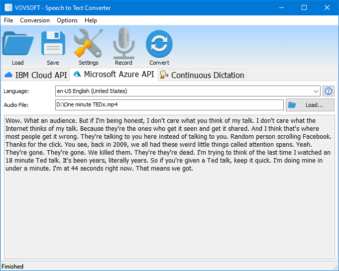 VovSoft Speech to Text Converter 5.3