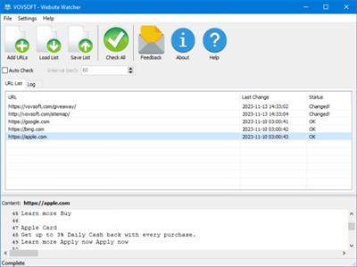 VovSoft Website Watcher  1.4 8c94966203f3acebe354a8415eeefac2