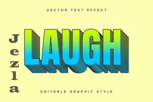 Gradient Layered Vector Text Effect Mockup - SVHAKLY