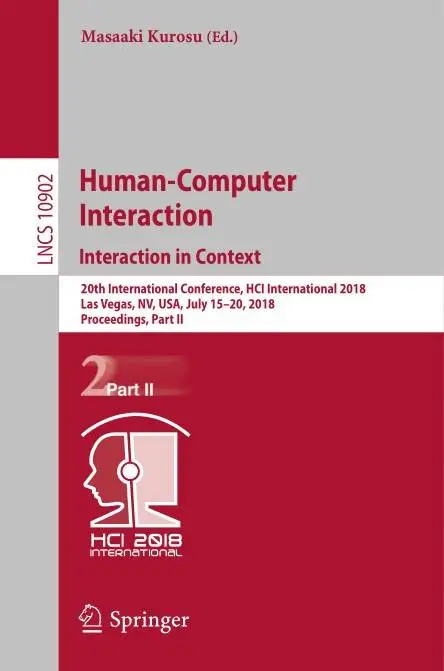 Human-Computer Interaction. Interaction in Context (Part II)