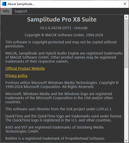 Portable MAGIX Samplitude Pro X8 Suite 19.2.0.24218