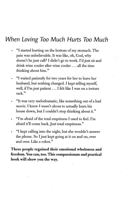 Obsessive Love: When It Hurts Too Much to Let Go - Susan Forward Bdb9870a8843715d993c035465cc3132