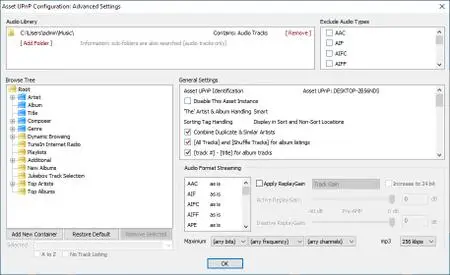 Illustrate dBpoweramp Asset UPnP R2024–09–23