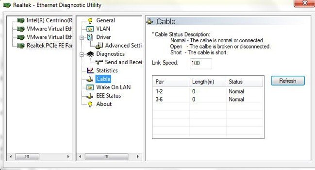 Realtek Ethernet Diagnostic Utility 2.0.8.1