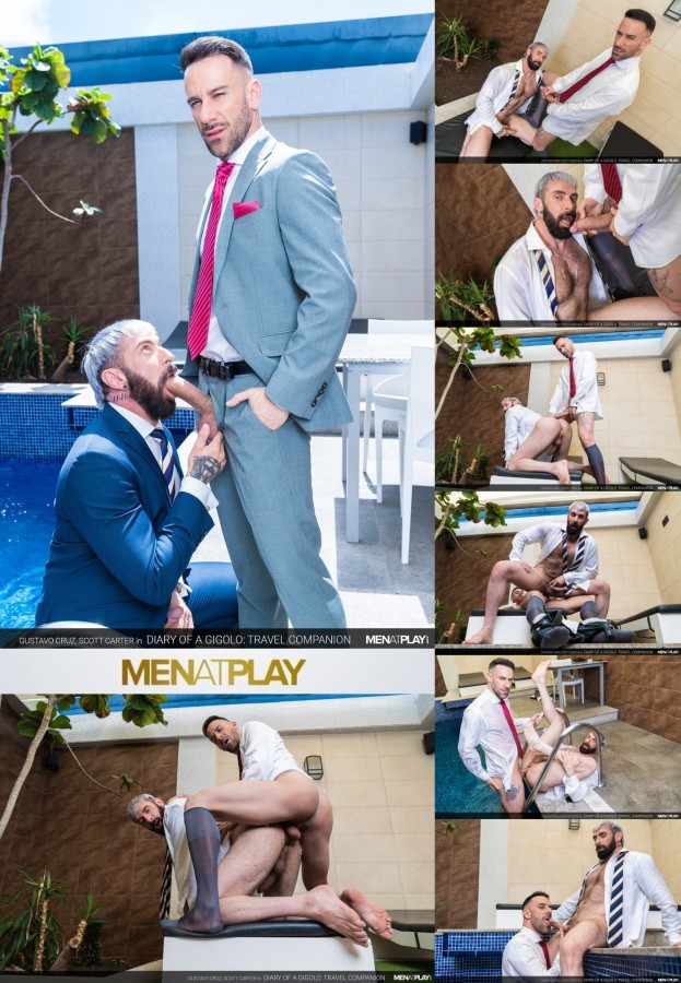 MenAtPlay - Gustavo Cruz, Scott Carter - Diary of a Gigolo Travel Companion