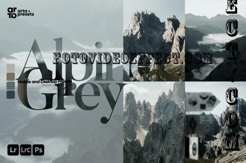 ARTA - Alpine Grey Presets for Lightroom - M487FRY