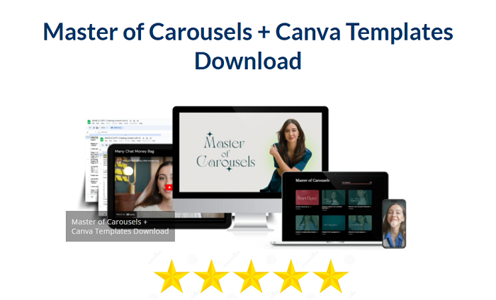 Master of Carousels + Canva Templates Download 2024