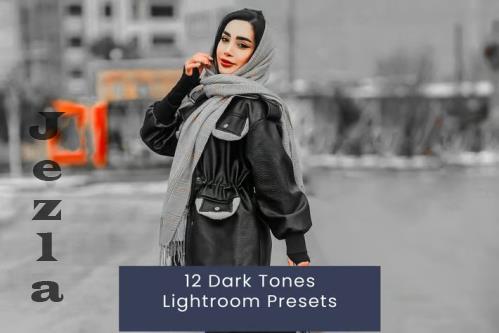 12 Dark Tones Lightroom Presets - QFSS3Y2