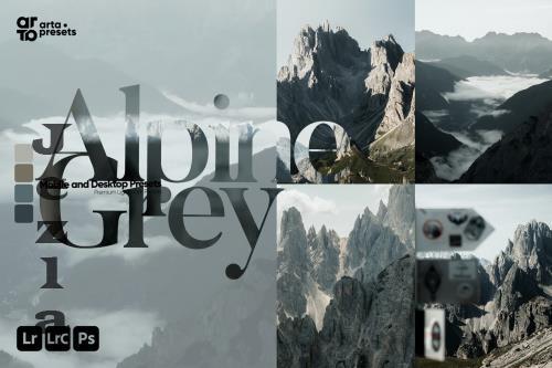 ARTA - Alpine Grey Presets for Lightroom - M487FRY