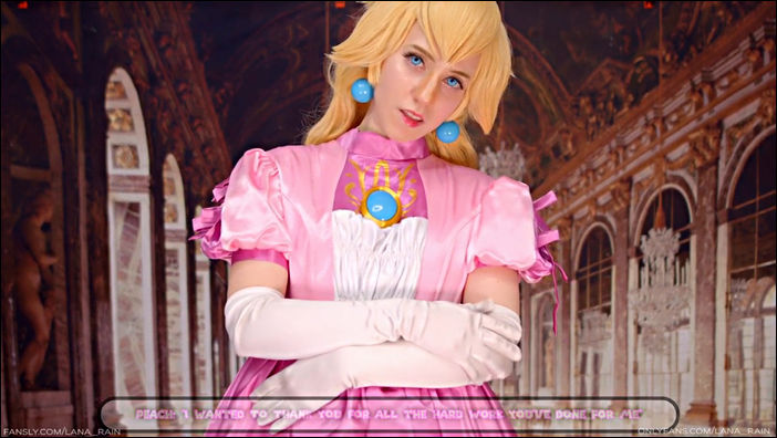 Lana Rain Princess-Peach-Interactive-Video: HD 720p - 531 MB (Onlyfans)