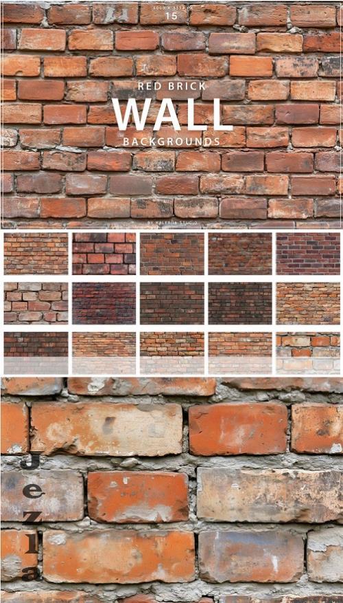 Red Brick Wall Backgrounds - TWTKD29