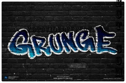 Grunge Graffiti Text Effect - NKU56GX