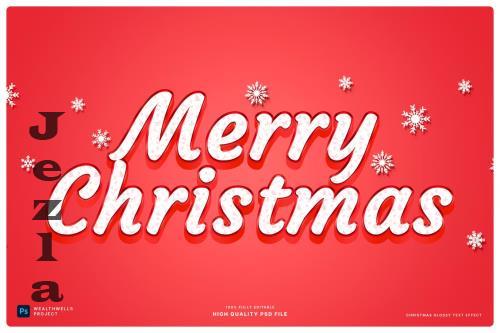 Christmas Glossy Text Effect - WM23XLR