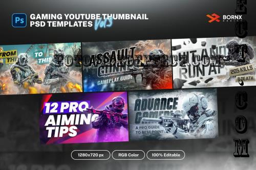 Gaming Youtube Thumbnail Templates vol 3 - 5QD8ZT5