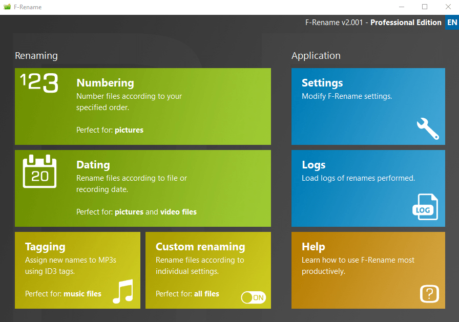 F-Rename Professional 2.108 Multilingual