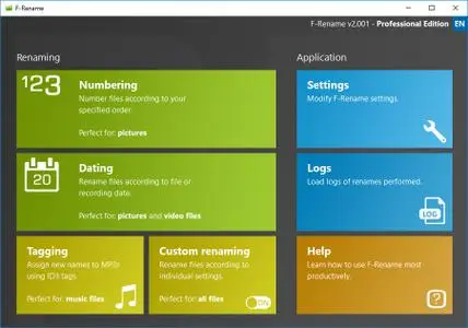 ASCOMP F–Rename Professional 2.108 Multilingual + Portable