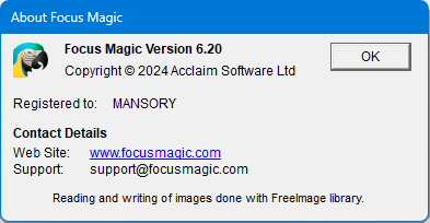 Focus Magic 6.20