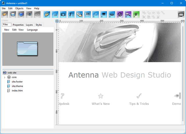 Antenna Web Design Studio 8.1