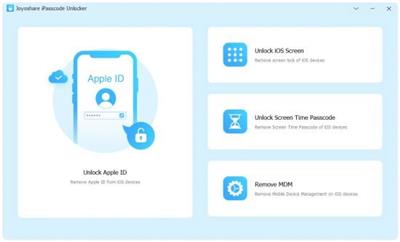 Joyoshare iPasscode Unlocker 4.6.0.43  Multilingual 881d33516d6a01a25508a58abd045bfd