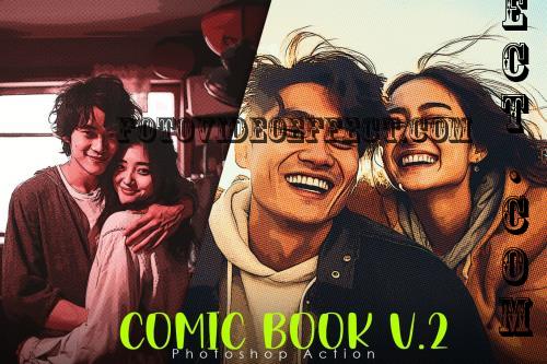 Comic Book Photoshop Action V.2 NZ54P2E