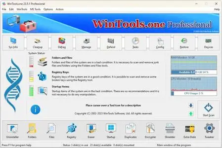 WinTools.one Home  Professional 24.10.1 Multilingual