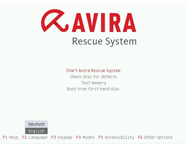 Avira Rescue System 10.2024 Multilingual